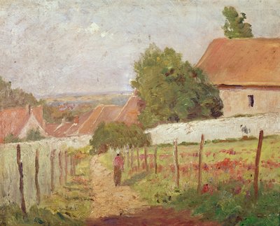 Landscape of Ile de France by Camille Jacob Pissarro